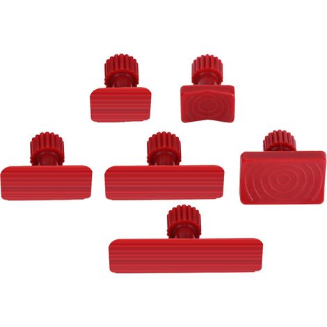 6 pièces de retrait de bosses de carrosserie de voiture tirant des onglets outils de réparation de Dent sans peinture (1/5)