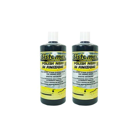 SISTEMAX LACK BLACK "10" 1 lt KIT 2 FLASCHEN