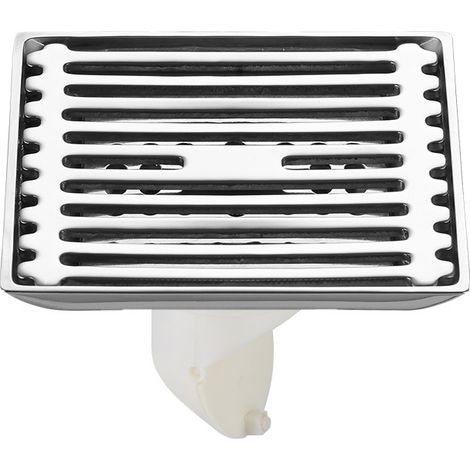 Siphon de Sol en Acier Inoxydable, Siphon de Sol pour Machine à Laver Anti-Clog de Déodorant de Salle de Bain,plastique, rangée latérale (1/5)