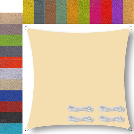 Voile d'ombrage Toile ombrage voiles d'ombrage pour Patio Triangulaire Triangle rectangulaire Toile d'ombrage ombrage imperméable pour terrasse Patio Jardin extérieur 2x2 2x3 3x3 4x3 4x4 6x4 5x5m (1/5)