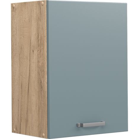 Pensile da cucina R-Line, Grigio-blu, 45 cm, Vicco