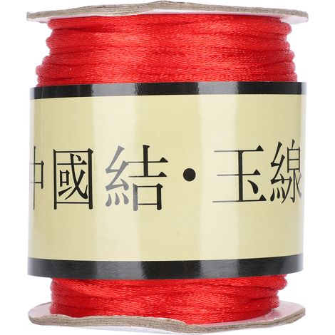 Chinese Knotting Wire Hand Knitting Polyamide Cord String for Jewelry Bracelet MakingRed (1/5)
