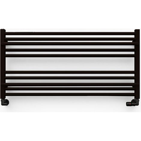 Sèche-serviette eau chaude noir de 300mm de haut et 1000mm de large - 290 Watt - LIM300/1000KDSXN (1/5)