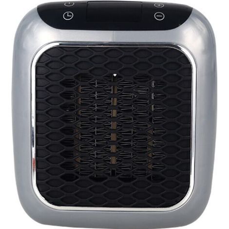 Keyoung – Termoventilatore in ceramica da 800 W – Mini riscaldatore portatile con termostato e timer – Risparmio energetico – Per ufficio e camera da letto (1/5)
