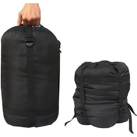 Sac de couchage de camping compressible, sac de rangement, sac de transport, sac imperméable et léger pour la randonnée et les voyages (1/5)