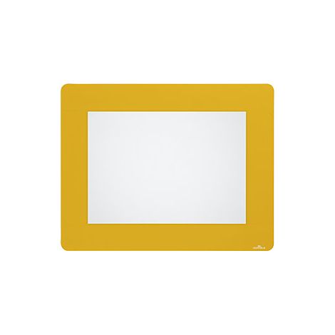 Marquages pour places de stationnement en forme de rectangle DIN A4 jaune, 10 pièces DURABLE. (1/3)