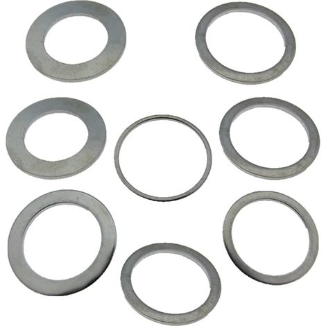 8 pièces Lame de scie Circulaire Anneaux de réduction Anneau Conversion Disque Coupe rondelle Outils Coupe Travail du Bois (1/5)