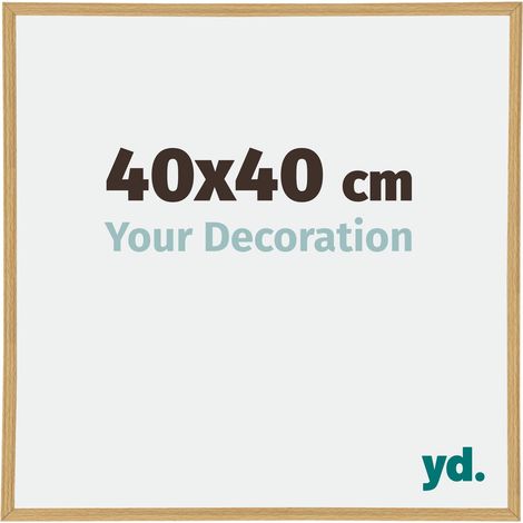yd. - Cadre photo 40x40 - Hetre Clair - Plastique - Annecy
