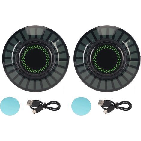 luces LED RGB magnéticas de 32 bits para ambientes, controlables por aplicación, con cambio de color y sincronización con la música, ideales para coche y hogar. (1/5)