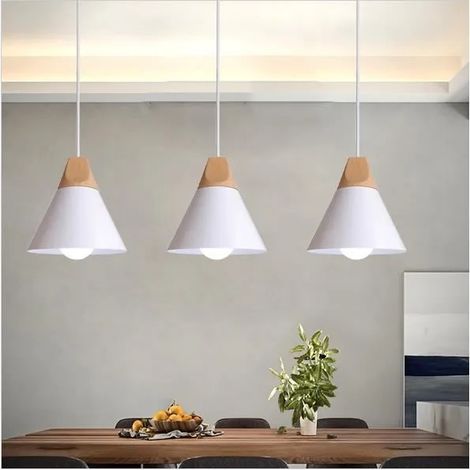 U-do Lot de 3 Lustre Moderne,Lampe Suspension Industrielle Vintage pour Salon Chambre (1/4)