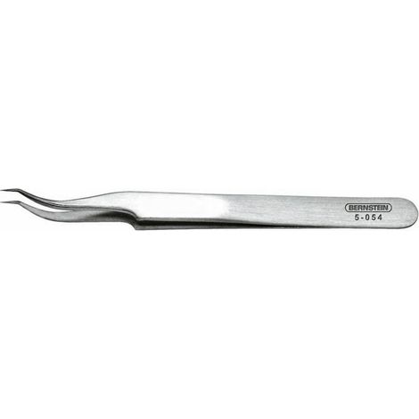 Pince brucelle CMS 7abb SA pointe en forme de faucille, très pointue, courbée 120 mm (1/3)