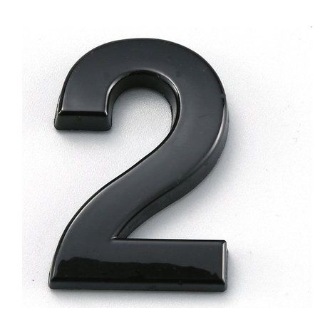 Sei targhette numeriche 3D moderne，realizzate in acrilico ABS，con numeri civici e per cassette postali，adatte per porte di case，8 (1/5)