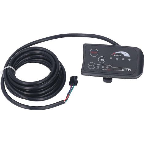 S810 36V/48V LED-Display für E-Bikes, Bedienbildschirm mit SM-Anschluss, digitales Display für 4-Draht-Umrüstung, Tachometer und Akku (1/5)