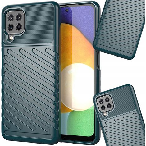 Custodia protettiva flessibile Thunder Case per Samsung Galaxy A22 4G, colore verde. (1/5)