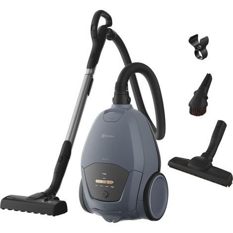Electrolux EB71U2LDB, Aspirapolvere a Traino con Sacco Silent Bag, 59 dB(A), Filtro HEPA Lavabile, Modalità Auto Per Regolazione Potenza, Bocchetta AllFloor Auto, Raggio 12 m, 230V (1/5)