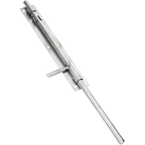 Systèmes de verrouillage de porte de garage extra résistants - Boulon en acier robuste avec finition résistante aux intempéries - Loquets métalliques commerciaux résistants à la rouille (1/5)