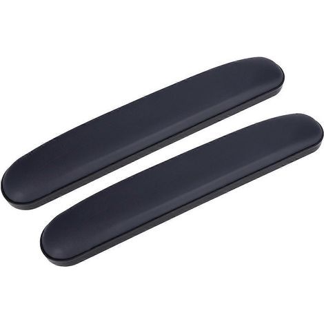 Lot de 2 coussins d'accoudoirs longs universels pour fauteuil roulant, coussins de rechange en mousse PVC, accessoires de soins aux patients-33.50X5.00X3.50CM-Blue (1/4)