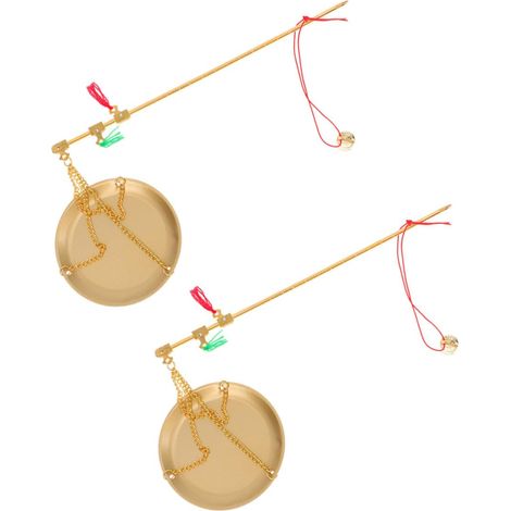 TOYANDONA 2 Pièces Balance Chinoise Traditionnelle en Cuivre 100 (1/5)