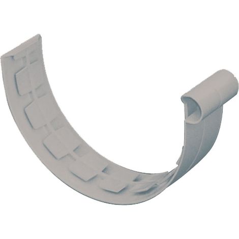 Jonction à coller PVC 33 demi-ronde - gris - First Plast