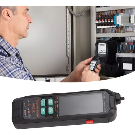 Multimètre Numérique pour Mesure de Courant et Tension DC AC, Testeur de Capacité Résistance Diode, Outil de Test de Filaire 0-600V avec Batterie Intégrée - KZQ (1/5)