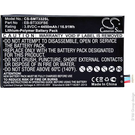 NX - Batterie tablette 3.8V 4450mAh - EB-BT330FBEGH43-04112AGH43-04112B (1/3)
