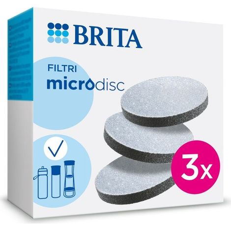 Brita MicroDisc - Filtri per bottiglie e borracce filtranti (3x Microdisc) (1/2)