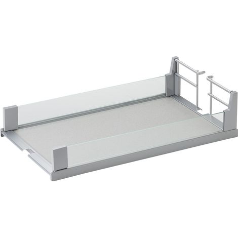Kesseböhmer Tablar Dispensa ARENA Glas 300mm grau gesprenkelt