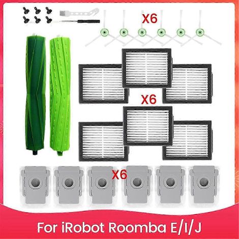 Accessoires pour aspirateurs robots séries E/I/J : brosse principale, brosse latérale, filtre, bac à poussière. Trouvez des pièces de qualité ici. (1/4)