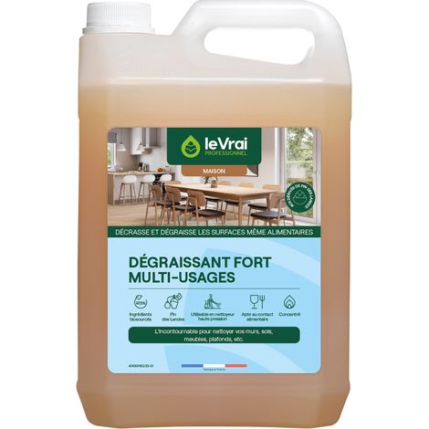 Detergente sgrassante forte multiuso 5l - Le Vrai