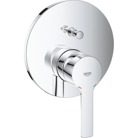 Grohe Lineare - Grifo empotrado para 2 aparatos, cromo 24064001