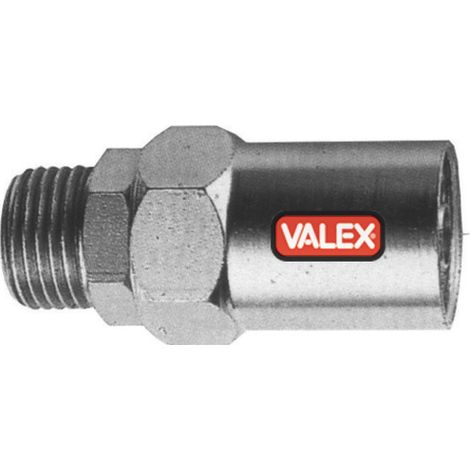 VALEX RACCORDO 1/4M CON PORTAGOMMA 2 PEZZI