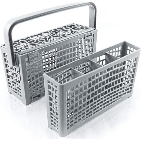 Panier couvert lave vaisselle [23 x 8,5 &4,5 x 13,5cm]. Panier lave vaisselle avec solution innovante 2 en 1 – Panier couvert lave vaisselle universel, résistant à la chaleur. (1/5)