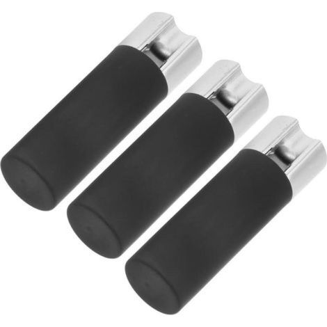 Ensemble de 3 pièces de quincaillerie pour stores enrouleurs, noir, robuste et résistant au vent, adapté aux cordons de rideaux. (1/5)