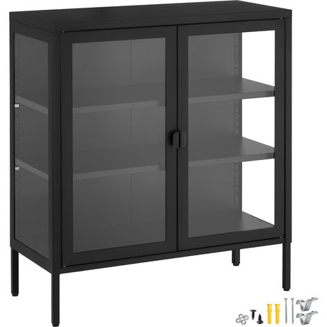 vitrine métallique - noir
