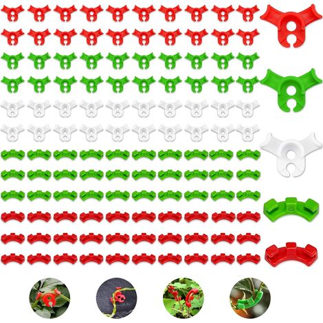Lot de 120 pinces de pliage pour plantes, clip pour plantes à faible stress, support pour plantes à 90 degrés pour plier les plantes et changer la direction de croissance (1/5)