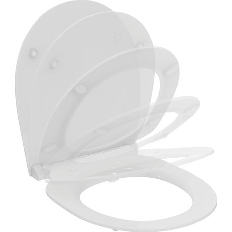 Ideal Standard Tirso asiento de inodoro, sandwich, cierre suave, (1/5)