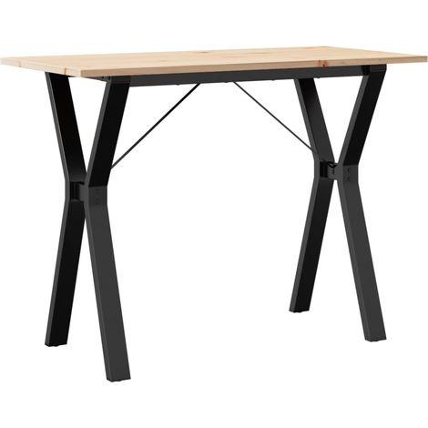 Maison Exclusive - Esstisch Y-Gestell 100x50x75 cm Massivholz Kie