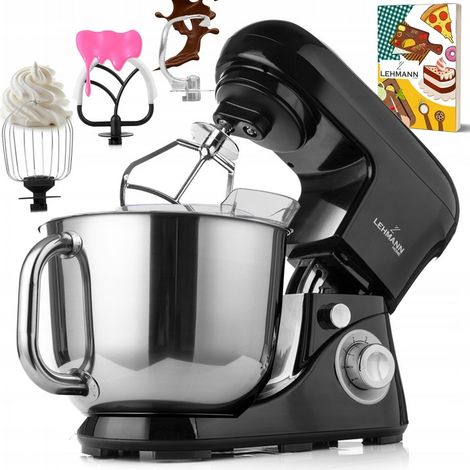 Robot de cuisine Planetary Probot, mixeur puissant 2200 W 5 L + recettes