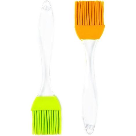 Pinceau de pâtisserie - Silicone - Largeur 4 cm - Manche 2.5 cm - 2 pièces (1/4)