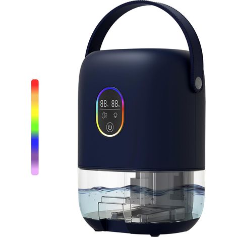 Déshumidificateur, Capacité du réservoir d'eau 1 L, 10-20 (㎡), 50(Hz), capacité de déshumidification maximale 0.4-0.6L/D (1/5)
