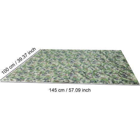 Voile d'ombre imperméable robuste 100 x 145 cm toile de tente multifonction avec protection UV (1/5)