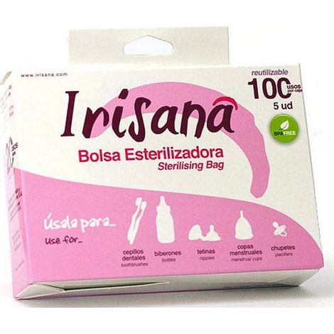 Sacchetti sterilizzabili per microonde Irisana, 5 pezzi - Riutilizzabili, 20 utilizzi (1/3)