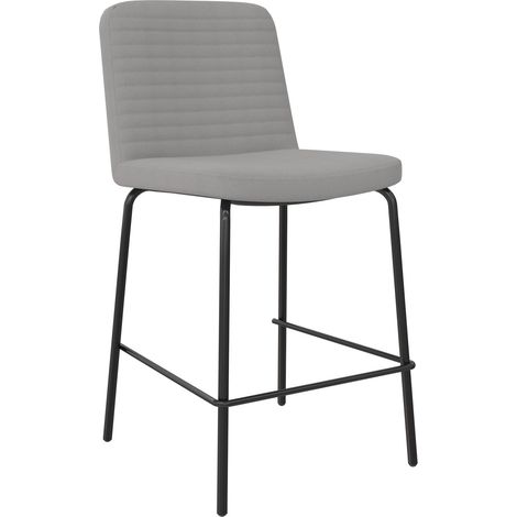 Corey-Tabouret de comptoir en gris lin (1/5)