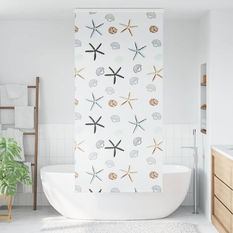 Store enrouleur de douche，Store à rouleau avec cassette largeur du tissu 96 cm CFW8732143 (1/5)