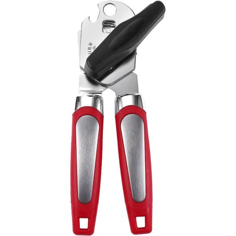 Ouvre-Boîtes Manuel - Coupe Lisse Sans Bords Tranchants - Poignée Antidérapante Ergonomique - Pour Cuisine et Restaurant - 1 Pièce (1/5)