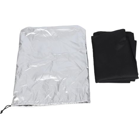 Couverture de Pare-Brise de Voiture, Pare-Soleil en Tissu Oxford 600D Noir avec Boucles Aimantées, Remplacement pour T5 T6 2003 2024, Ajustement Universel (1/3)