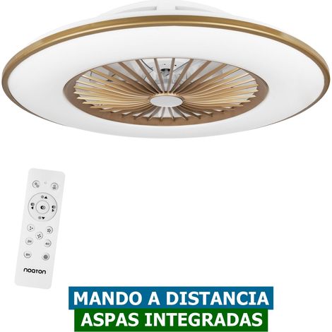 Casafan – Ventilateur de plafond sans pales 56cm – Éclairage LED avec télécommande – Haut-parleur Bluetooth intégré – 3 vitesses – Corps robuste