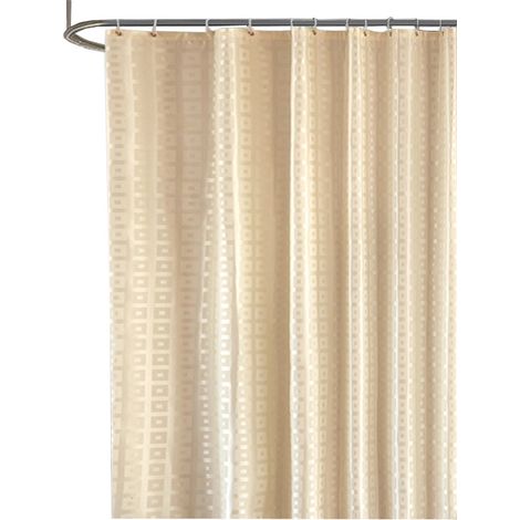 Filiyano-Rideau de douche en maille imprimée avec fenêtre arrière, rideaux de douche en polyester imperméables, plusieurs tailles, décoration (1/2)