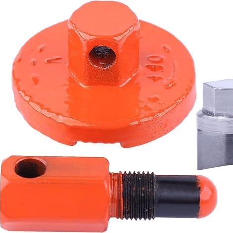 Outil de démontage pour tronçonneuse, clé 45/52/58mm, outil pour embrayage et volant moteur, compatible avec divers modèles essence (1/5)