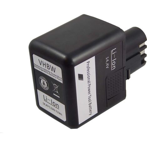 vhbw 1x Akku kompatibel mit Gesipa Powerbird Werkzeug, Blindniet-Setzgerät (5000 mAh, Li-Ion, 14,4 V)